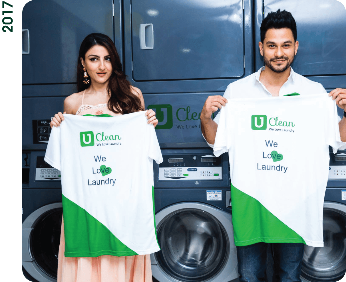 The first UClean outlet opens in the heart of Delhi, India.